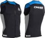 CRESSI Guardian Man Neopreen Rits Vest Zwart/Blauw 2mm S/2