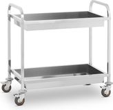 Royal Catering Serveerwagen - 2 laden - tot 320 kg - Zilver
