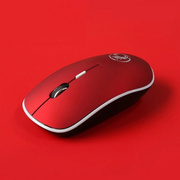 Stuff Certified G-1600 Draadloze Muis Geruisloos - Optisch - Tweehandig en Ergonomisch - Rood