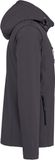Kariban 3-laagse uniseks softshelljas met afneembare capuchon en mouwen K422 - Titanium - XXL
