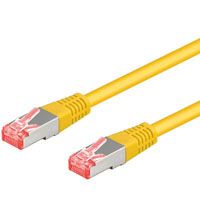 Goobay CAT 6-1500 SSTP PIMF Yellow 15m - Netwerkkabel