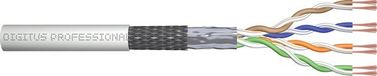 Digitus CAT5e sFTP kabel op rol 305 meter koper flexibele kern Grijs
