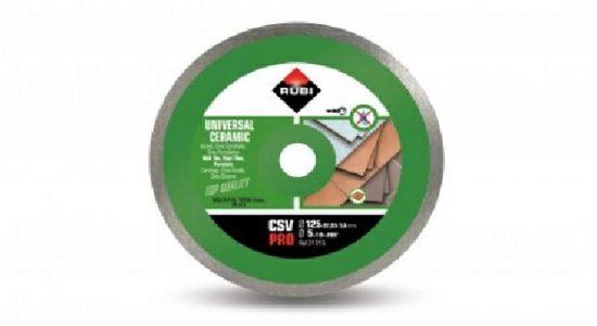 Rubi CSV 125 Pro Diamantschijf - Droogsnijden - Keramische Tegels