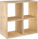 Astigarraga Vakkenkast open - 4 vakken - PEFC grenen - 71x71cm