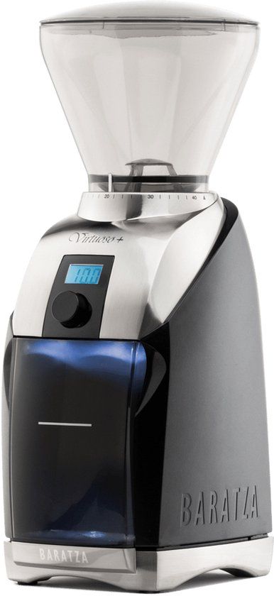 Baratza Virtuoso+ - Elektrische koffiemolen - Kegelvormige braammolen - 40 maalstappen - Digitale timer - Zwart