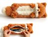 Peluche renard étui, organisateur pour articles de papeterie