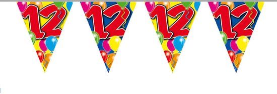 Folat - Vlaggenlijn 12 jaar Ballonnen (10 meter)