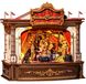 DIY Miniatuurhuis-bouwpakket "Animal Carnival", schaal 1:24, bois, LED-verlichting, draaibaar