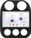Happiq S-serie autoradio Android avec Bluetooth, CarPlay et navigation pour Jeep Compass & Patriot (2011-2017)
