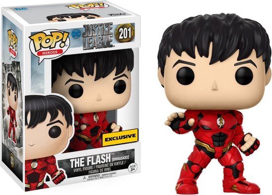 Funko Pop! Heroes: DC Justice League - Unmasked Flash Exclusive