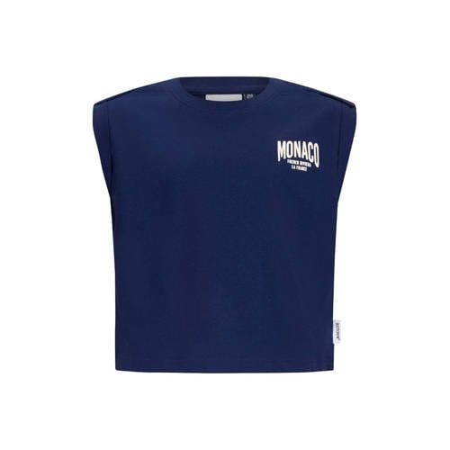 Retour Jeans T-shirt met backprint donkerblauw