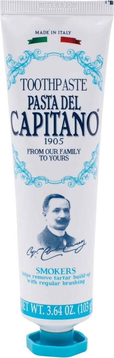 Pasta del Capitano 1905 Pasta Del Capitano Smokers Toothpaste 75ml Toothpaste