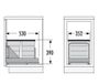 Hailo 48 litres (2x24) Gris