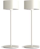 Calex Serino Oplaadbare Tafellamp - 2 Stuks - Draadloos - Binnen en Buiten - Warm Wit Licht - Dimbaar - Zand
