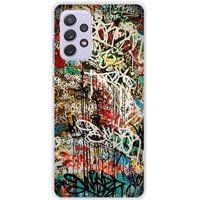 Samsung Galaxy A72 5G Graffiti 1 Bedrukt Siliconen Hoesje