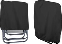 Tuinstretcher Beschermhoes - 2 Stuks - 110x71x34cm - Zwart