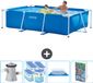 Intex Rechthoekig Frame Zwembad - 260 x 160 x 65 cm - Blauw
