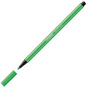 Stabilo Pen 68, premium viltstift, neon groen, per stuk