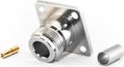 N-Stecker für Einbau, 4-polig, geeignet für HDF200-Kabel, Crimpversion