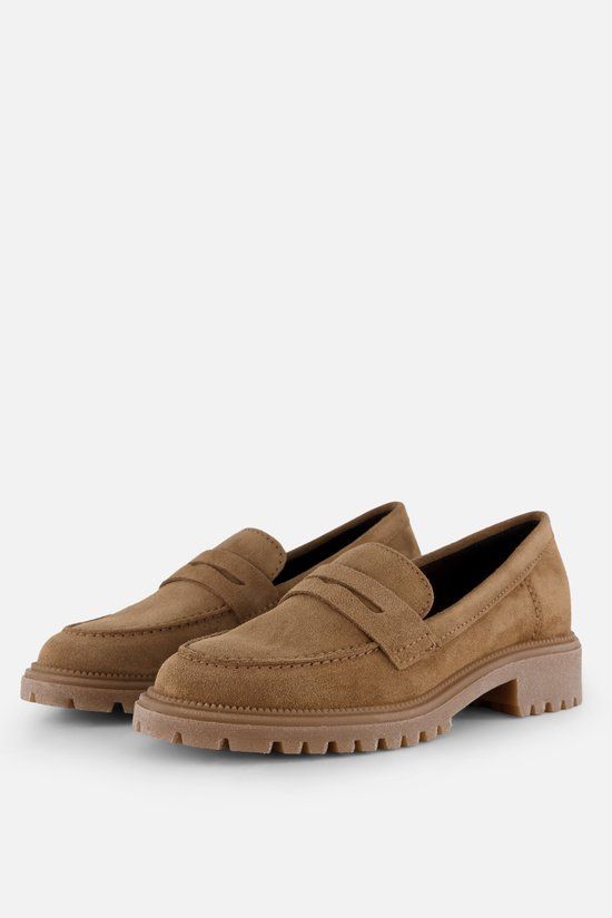 Tamaris Loafers bruin Suède - Maat 40