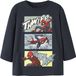 NAME IT Jongens Lange mouwen shirts NMMJARL SPIDER LS NREG TOP NOOS MAR Navy Blazer Katoen/Elastaan Maat 92