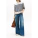 Tommy Hilfiger Mélange de coton Col montant Heather Oatmilk/dark Navy Anglais Taille : M