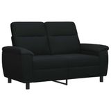 vidaXL Bank Zwart 158 x 90 x 95 cm Stof