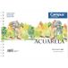 Campus University - Schetsblok A3 aquarelpapier met spiraal, 20 vellen, 190 g, blanco, voor aquarel, waterverf, tempera-kleuren (A3)