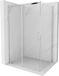 Mexen Omega cabine de douche coulissante 140 x 100 cm, transparent, chrome