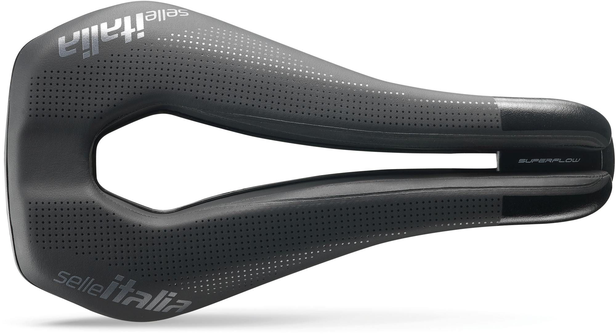Selle Italia Watt Superflow Kit Carbon U3 Saddle - Black
