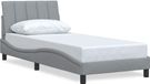 Hanko Cadre de lit sans matelas 90x190 cm tissu gris clair