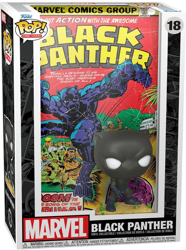 Funko Marvel Pop Vinyl: Black Panther Comic Cover