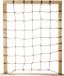 Foot Klimnet met achthaak, voor bevestiging aan driezijdig houten frame, voor kinderen vanaf 3 jaar, 11876 speelgoed