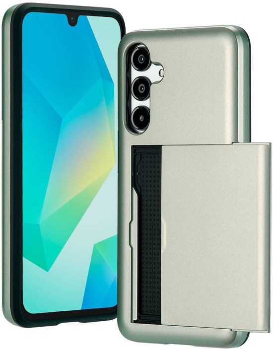 imoshion Hoesje met Pasjeshouder - Geschikt voor Samsung Galaxy A16 (4G) / A16 (5G) - Groen