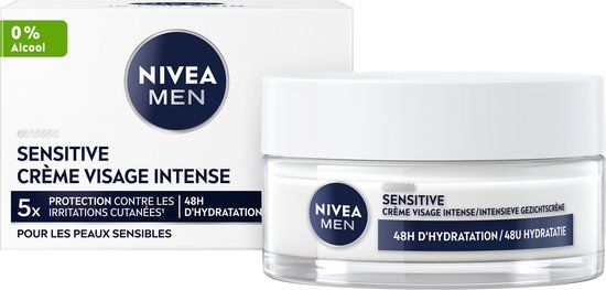 NIVEA MEN Sensitive Dagcrème - 50 ml - Gezichtscrème voor Gevoelige Huid