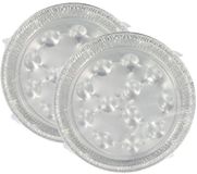 Fackelmann Set van 2 verpakkingen van 10 aluminium slakkenborden 17,5 cm