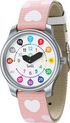 Twistiti - Horloge voor kinderen, vanaf 3 jaar, wijzerplaat met educatieve cijfers - waterdicht 50M - verwisselbare bandje (verschillende kleuren beschikbaar)