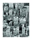 Komar Roof Top Poster Wandafbeeldingen Woonkamer Slaapkamer | zonder lijst | P125-40x50cm | 40x50cm (breedte x hoogte)