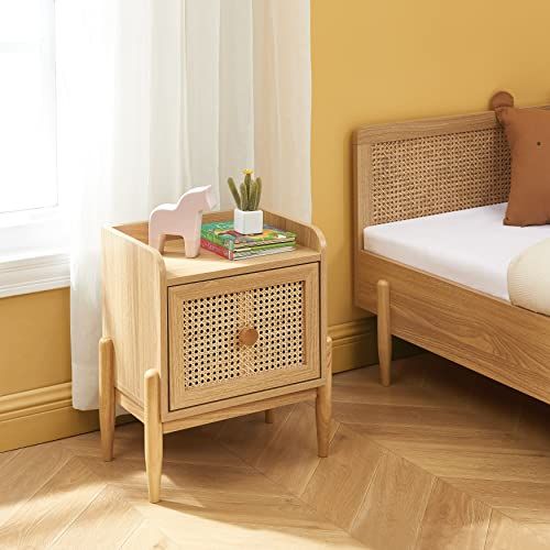 BAÏTA PABLO01 Nachtkastje voor kinderen, eiken, lengte 40 cm