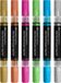 Faber-Castell acrylmarker - Black Edition - Shake & Paint - 6 metallic kleuren - FC-285517