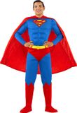FUNIDELIA Superman Kostuum voor Mannen - Man of Steel - Maat: L - Blauw
