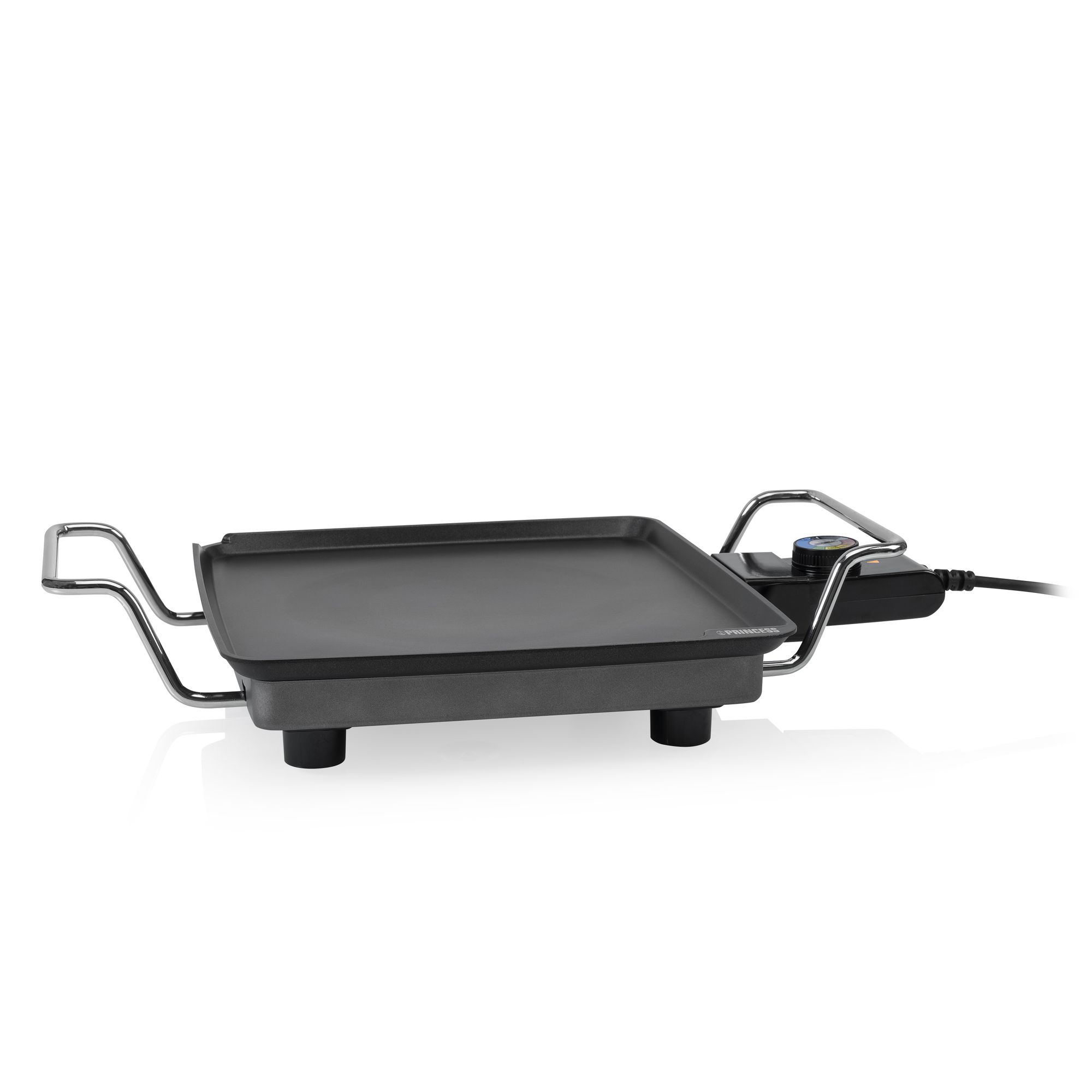 Princess Table Chef Mini Classic - Grill & Bakplaat - 28x28 cm - Zwart