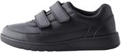 Next Jongens Leren schoolschoenen met 2 klittenbandsluitingen Zwart