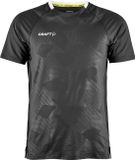 Craft Premier Solid Shirt Korte Mouw Heren - Asfalt | Maat: 3XL