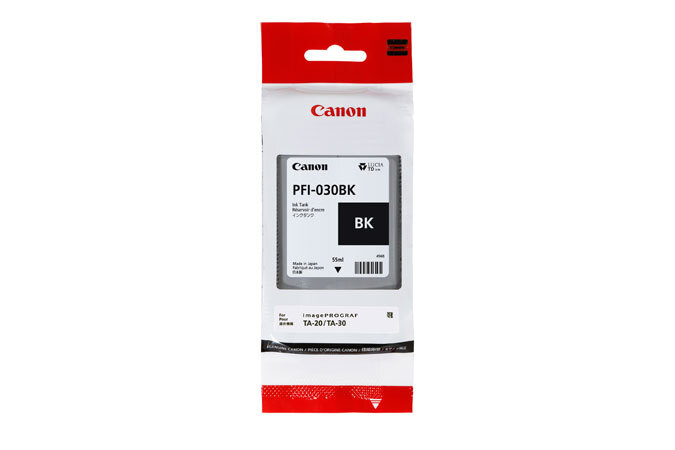 Canon PFI-030BK single pack / zwart