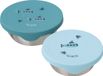 Fresk Boîte à snacks pour Enfants - 2 pièces - Boîte à snacks en acier inoxydable - Bleu - Submarine