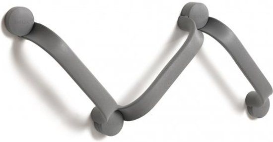 Etac Flex wandbeugel schroefmontage - grijs 90 cm (3x30 cm) - 7320451384720