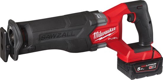 Milwaukee M18 FSZ-502X Accu Reciprozaag 18V 5.0Ah Li-Ion in HD-Box 4933478291