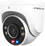 Foscam W5EP PoE Beveiligingscamera Buiten – 3K 5MP IP Camera – AI Persoons- en Voertuigdetectie – Alarmlichten – Sirene – 2-weg Audio – Nachtzicht – IP66 – MicroSD Cloud NVR – Wit