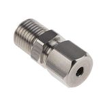 RS PRO 1/4 BSP thermoelement-compressieschroefverbinding voor thermoelement